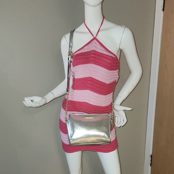 Steve Madden Handbags - Steve Madden Silver Crossbody Bag